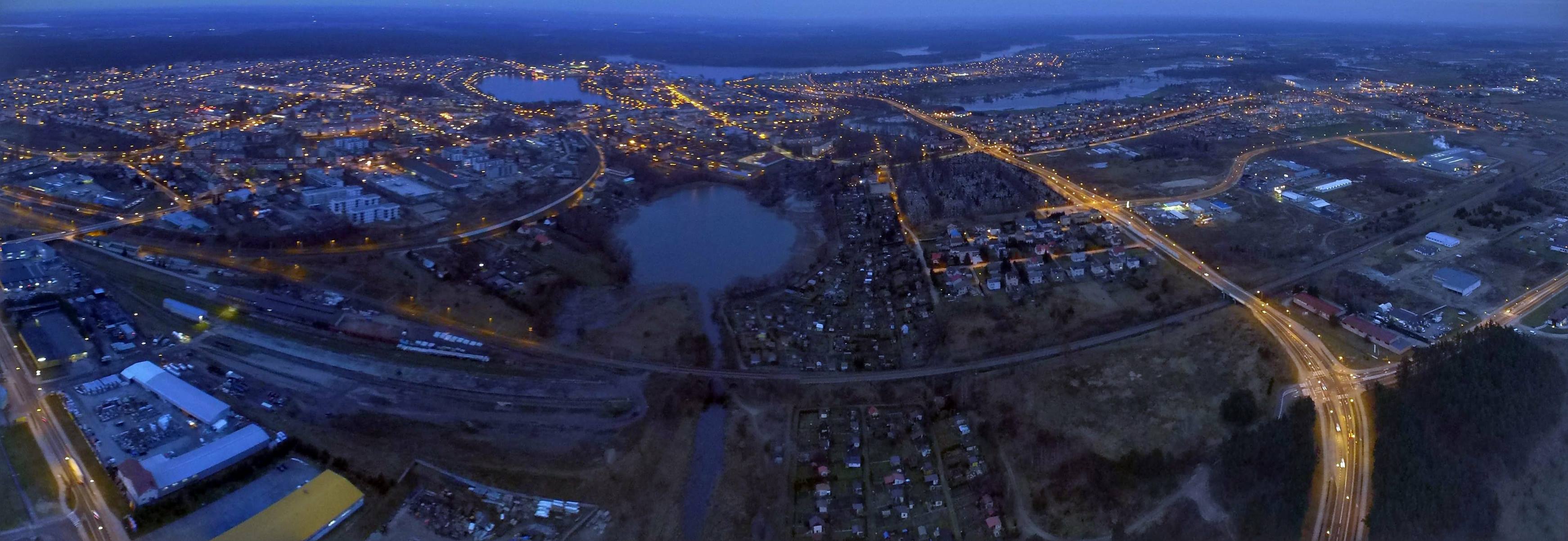 Iława from a bird's eye view